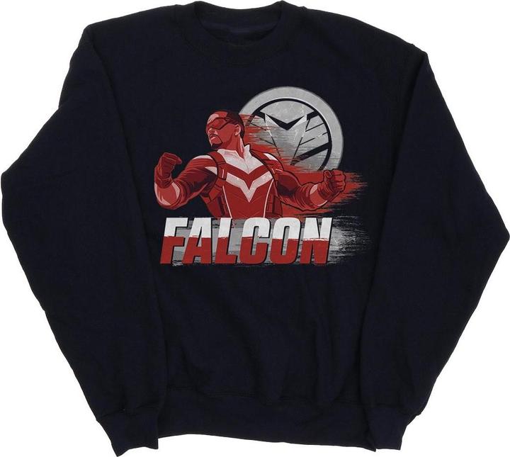 Produktbild The Falcon And The Winter Soldier Falcon Red Fury Sweatshirt Jungen (140, 146)
