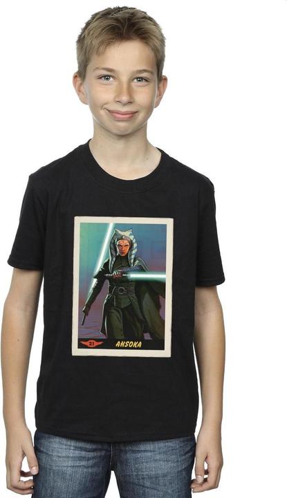 Actual product image Star Wars Boys The Mandalorian Ahsoka T-Shirt (104)