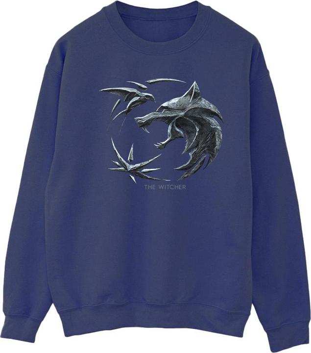 Produktbild Netflix The Witcher Wolf Logo Sweatshirt (XL)