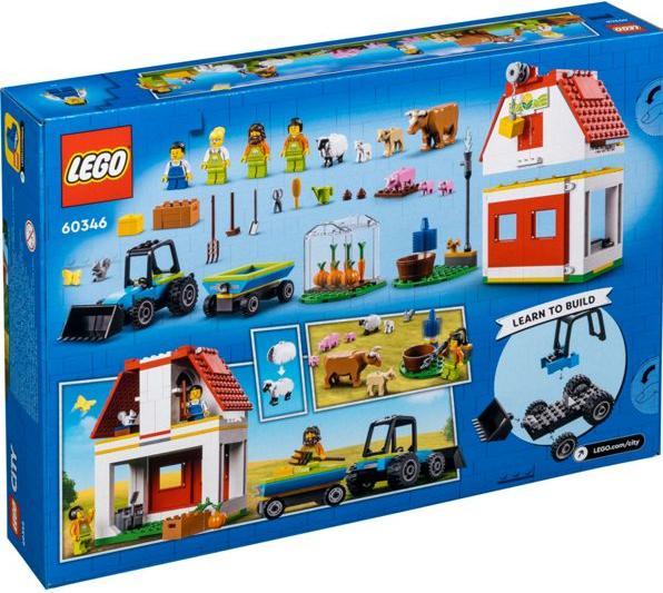 Actual product image LEGO Farm with animals (60346, LEGO City)