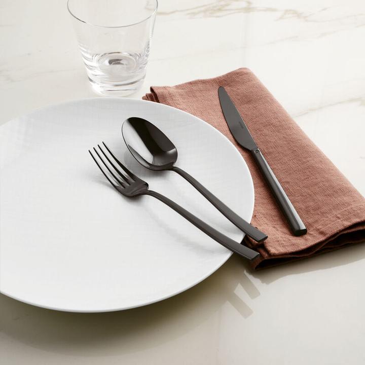 Immagine prodotto Sambonet Espresso Spoon Rock 6 pezzi, Nero (6 Pezzo/i, Misurini)