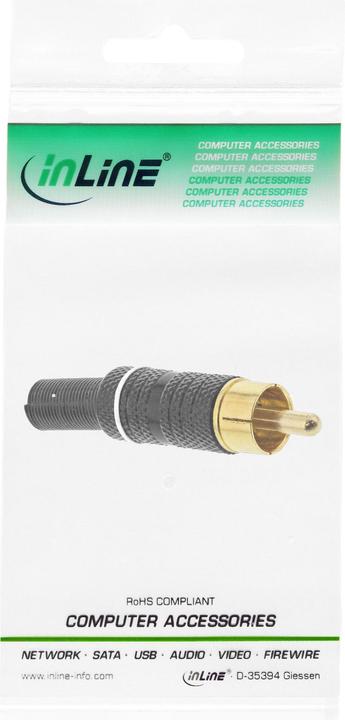 Immagine prodotto InLine Spina RCA versione a saldare
