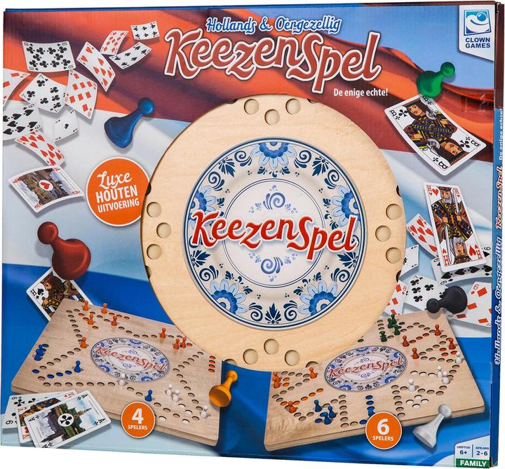 Actual product image Clown games houten Keezenspel (Dutch)