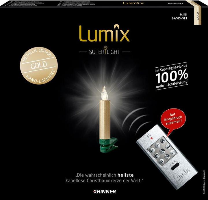 Actual product image Krinner LED Christmas tree candle Superlight Starter Set (12 x)