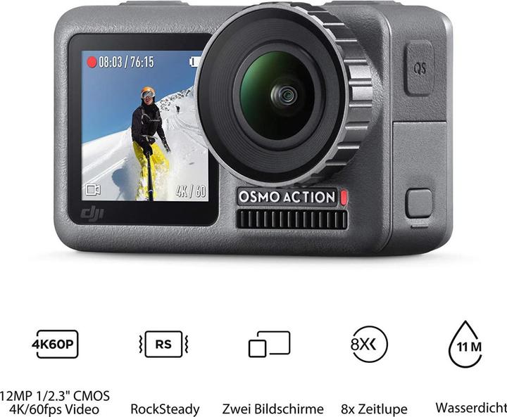 Immagine prodotto DJI Osmo Action (60p, Bluetooth, WiFi)