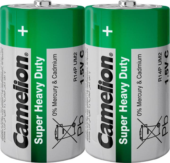 Image du produit Camelion R14P-SP2G - Pile jetable - C - chlorure de zinc - 1,5 V - 2 pièce(s) - 3850 mAh (1 pcs, C, 3850 mAh)