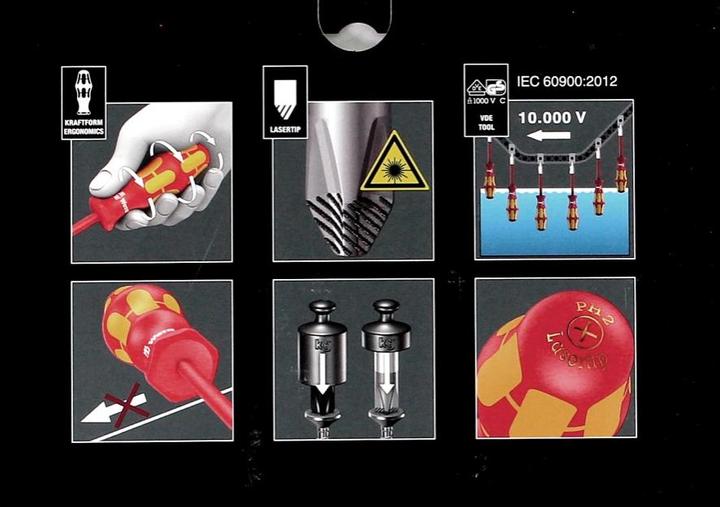 Immagine prodotto Wera Kraftform Big Pack 100 VDE (Torx (TX), Cacciavite a croce PZ, Fessura croce Phillipps (PH))