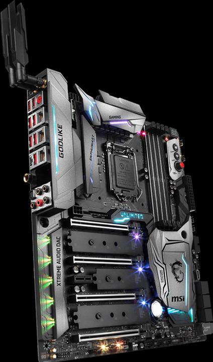 Produktbild MSI Z370 Godlike Gaming (LGA 1151, Intel Z370, E-ATX)