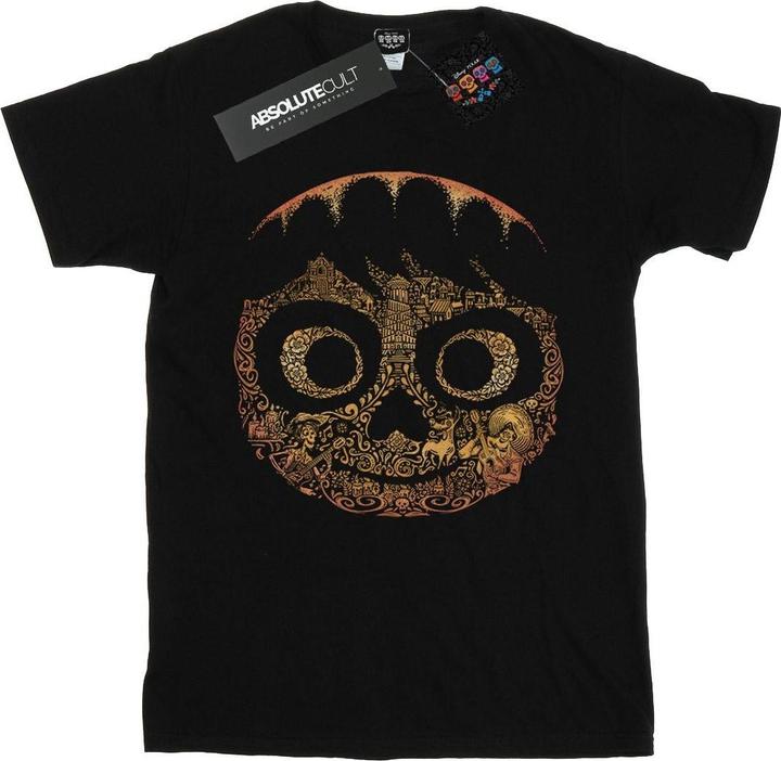 Actual product image Disney Womens/Ladies Coco Miguel Face Cotton Boyfriend T-Shirt (XXL)