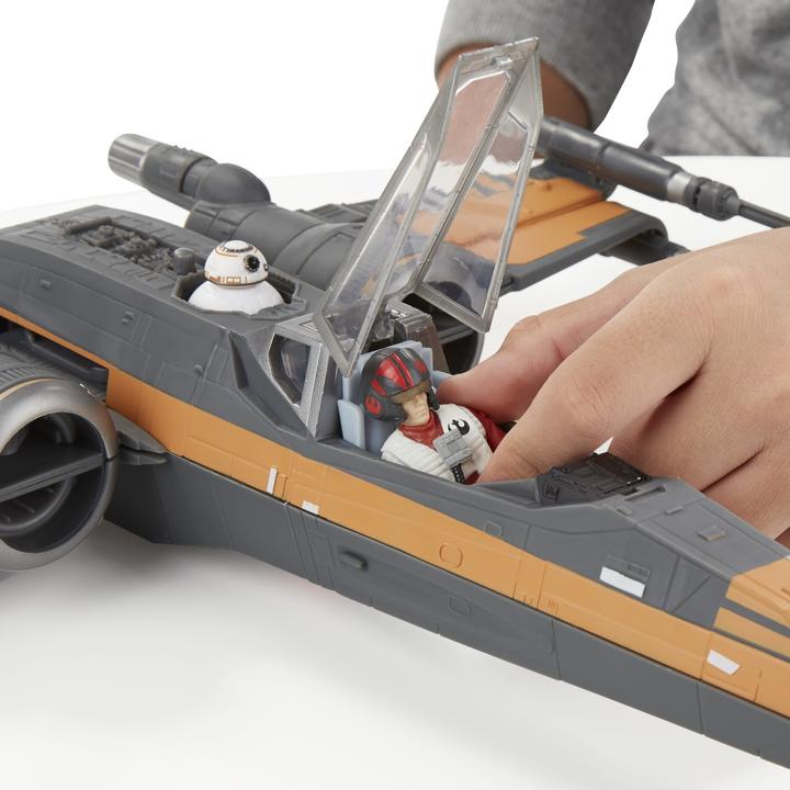 Actual product image Hasbro E7 - 3.75" Poe's X-Wing Fighter
