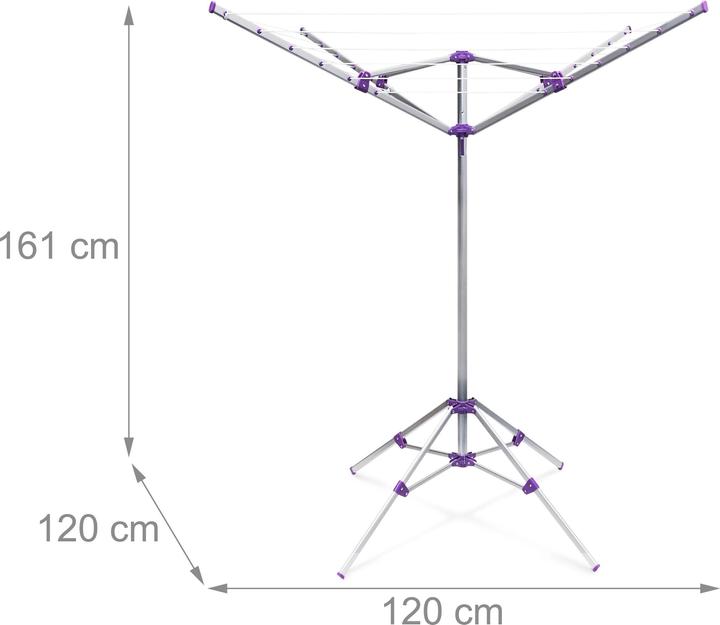 Actual product image Relaxdays Rotary dryer (19 m)