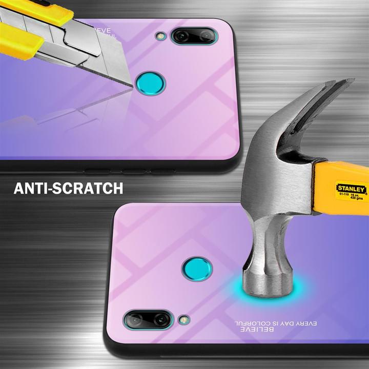 Productafbeelding Cadorabo TPU 2 kleuren glasdekking (Huawei P Smart (2019))