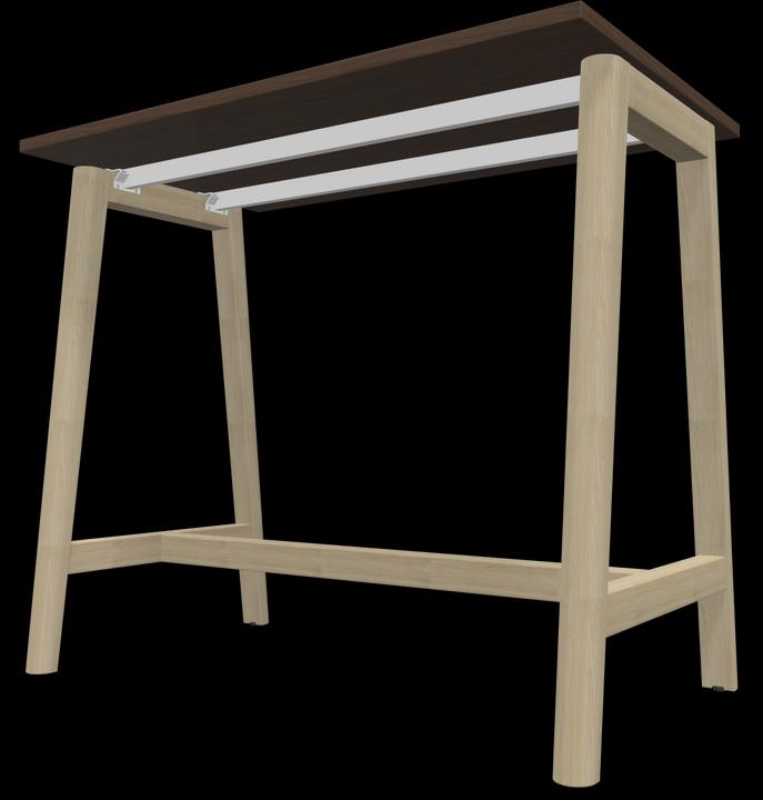 Produktbild Narbutas Nova Wood Hochtisch (120 x 70 x 105 cm)
