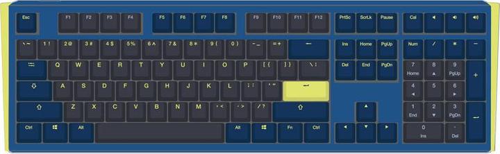 Actual product image Ducky One 3 Daybreak Gaming Keyboard, RGB LED - MX Speed Silver (DE, Cable)