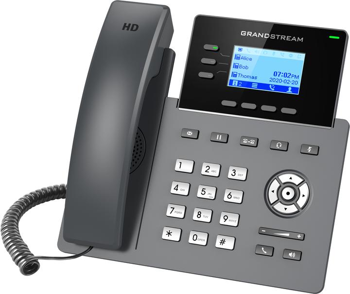 Image du produit Grandstream SIP GRP-2603P Carrier-Grade IP-Phone with PoE - Téléphone VoIP - Commutateur