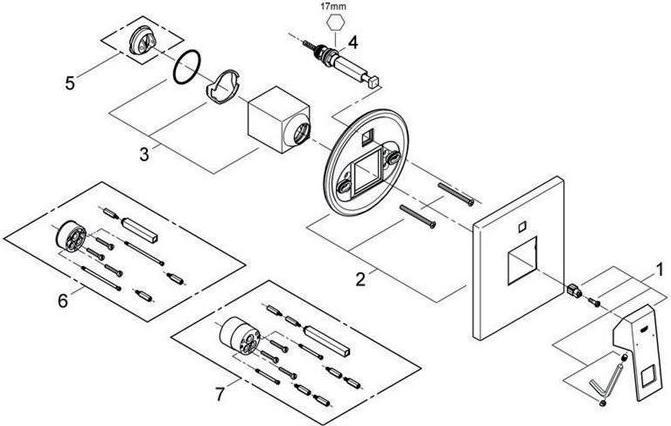 Produktbild Grohe Eurocube Chrom