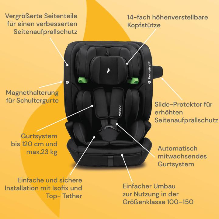 Produktbild Osann Flux Isofix ExT (Kindersitz, ECE R129/i-Size Norm)