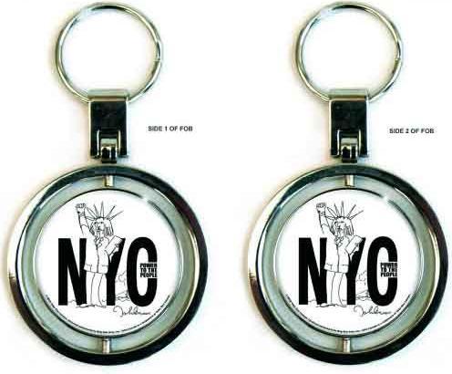 Actual product image John Lennon Power to the People Schlüsselanhänger