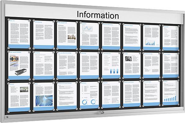 Actual product image Schaar-Design Sliding door showcase (Blackboard, 97.5 x 194.5 cm)