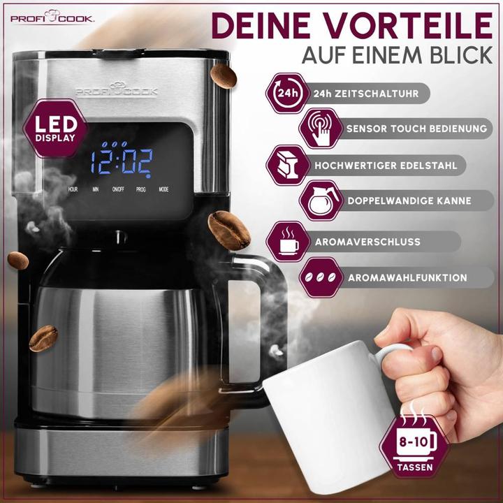 Actual product image Proficook Coffee maker P 1191 Coffee maker