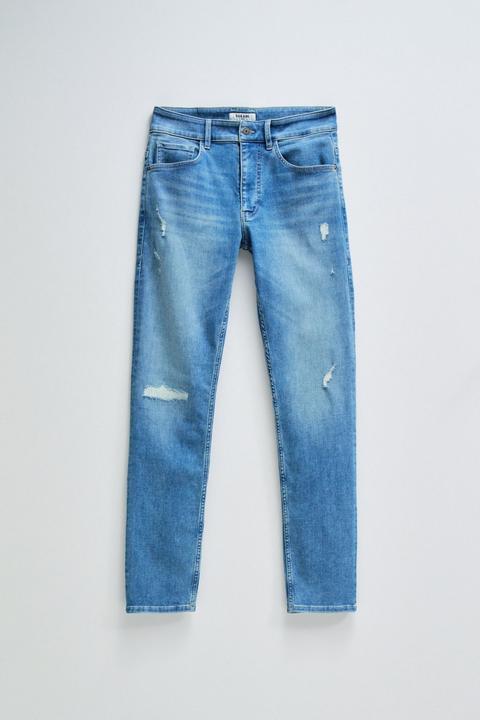 Actual product image Salsa Jeans Jeans Slim S-Active Destroyed (28)