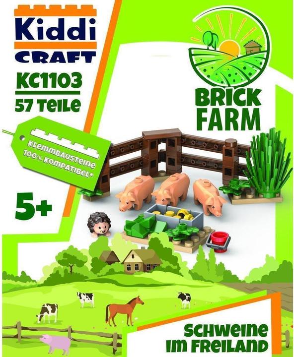 Kiddicraft Pigs in the open air