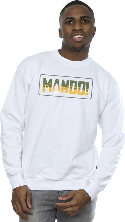 Immagine prodotto Star Wars The Mandalorian Mando Cutout Felpa Uomo (L)
