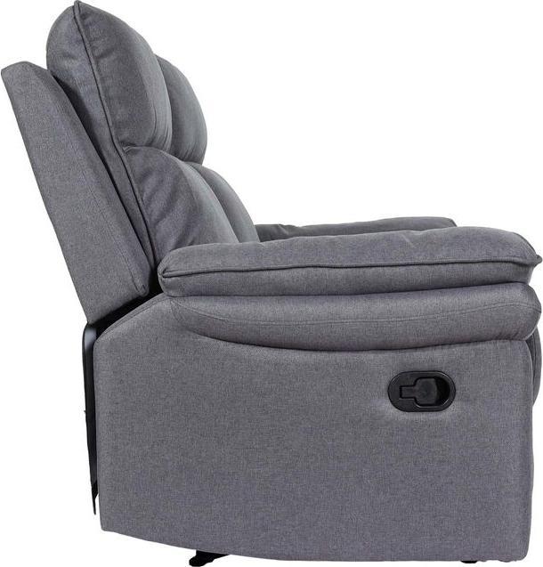 Produktbild Mendler 2er Kinosessel HWC-L94, Liegefunktion Nosagfederung Stoff/Textil - dunkelgrau