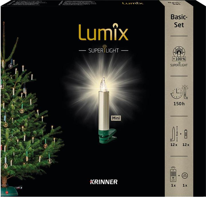 Immagine prodotto Krinner LED Albero di Natale a LED candela Superlight Starter Set (12 x)