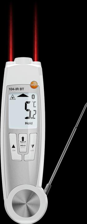 Testo 104-IR BT - Infrarot-Einstech-Thermometer mit App-Anbindung