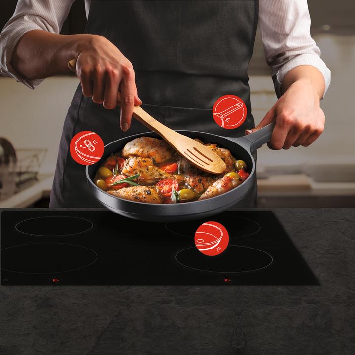 Actual product image Tefal Trattoria Pro pan 28cm (28 cm, Frying pan, Aluminium)
