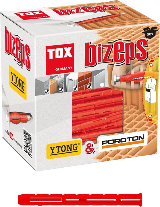 Produktbild Tox Spreizdübel Bizeps 6x70 mm 50 Stück (50 Stk.)