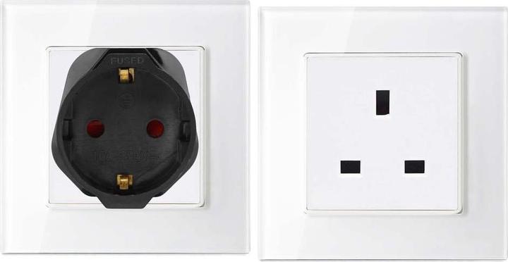 Actual product image Intirilife Socket outlet adapter UK type G to EU
