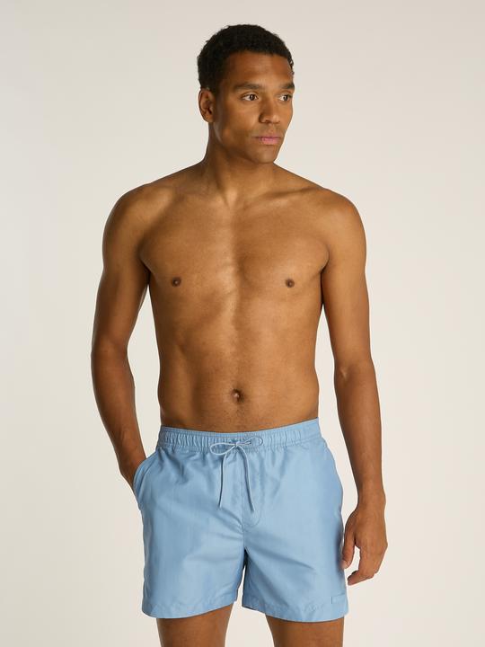 Produktbild Calvin Klein Medium Drawstring Heren Zwembroek - Faded Denim - Maat S (S)