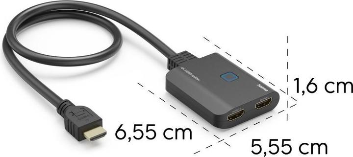 Immagine prodotto Hama Splitter HDMI™ 4K, 1 ingresso 2 uscite