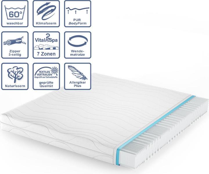 Actual product image VitaliSpa Foamy (180 x 200 cm, Foam core)