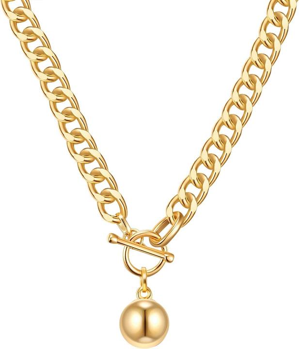 Lulu & Jane Damen Metall-Legierung gelbgold 52,0 cm - 29329 (Metall-Legierung, 52 cm)