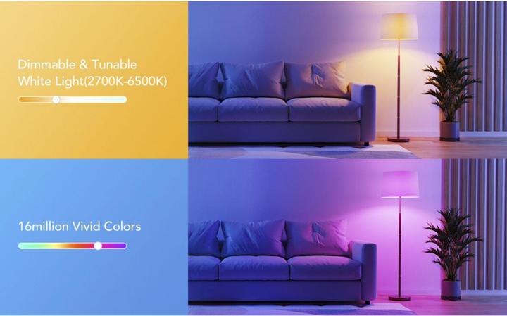 Actual product image Govee Smart Light Bulb (E27, 9 W, 1200 lm, 1 x, F)