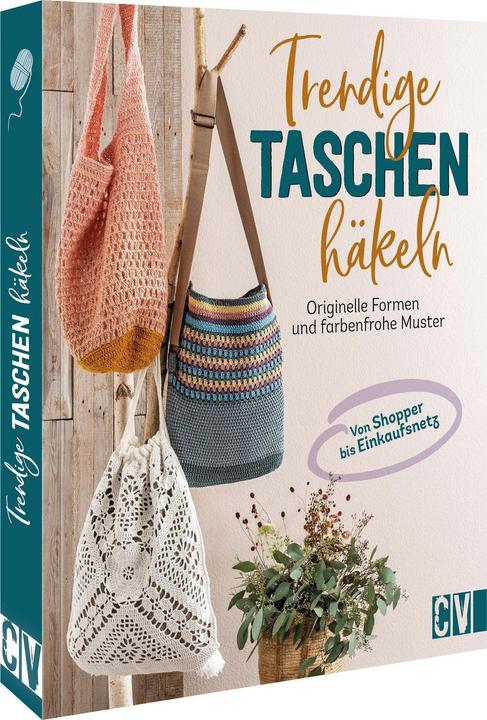 Produktbild Trendige Taschen häkeln (Deutsch, Elke Reith, Sabine Schidelko, Stefanie Benz, Veronika Hug, Andel Konrad, 2022)