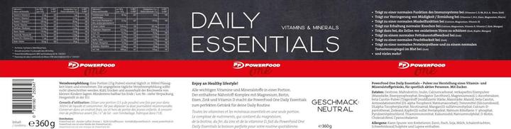 Produktbild PowerFood One Daily Essentials (360g Dose) (Neutral, 1 Stk., 360 g)