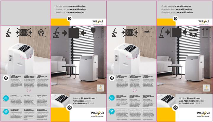 Produktbild Whirlpool PACW212HP (35 m², 12000 BTU/h)