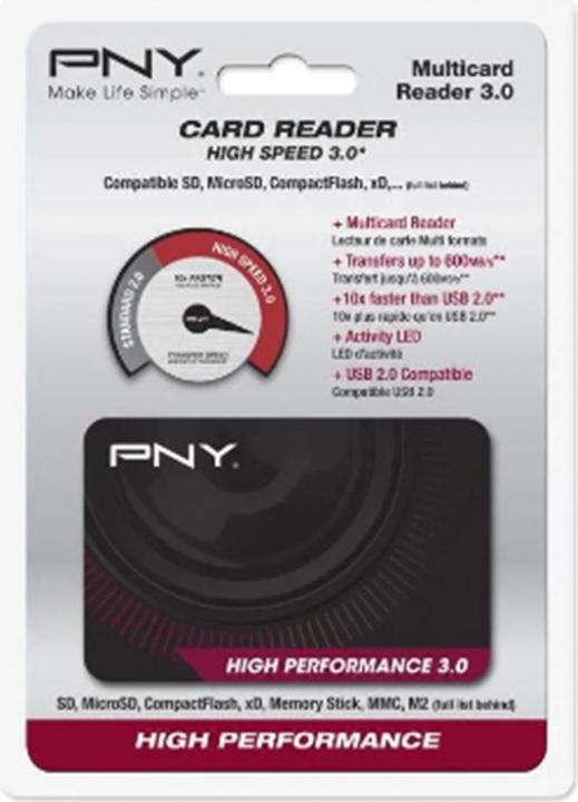 Actual product image PNY Flash Card Reader High Performance 3.0 Formats (USB 3.0)
