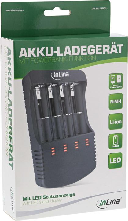 Immagine prodotto InLine 01287L (1 pz., A, C, AAAA, AA, AAA, Caricabatterie senza batteria)