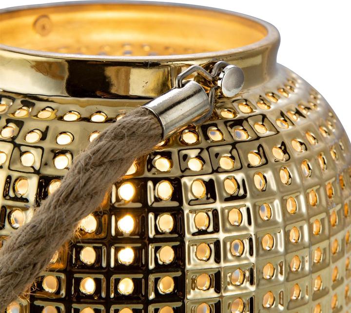 Actual product image Nino Leuchten Tischlampe Gold BOLA (E14)