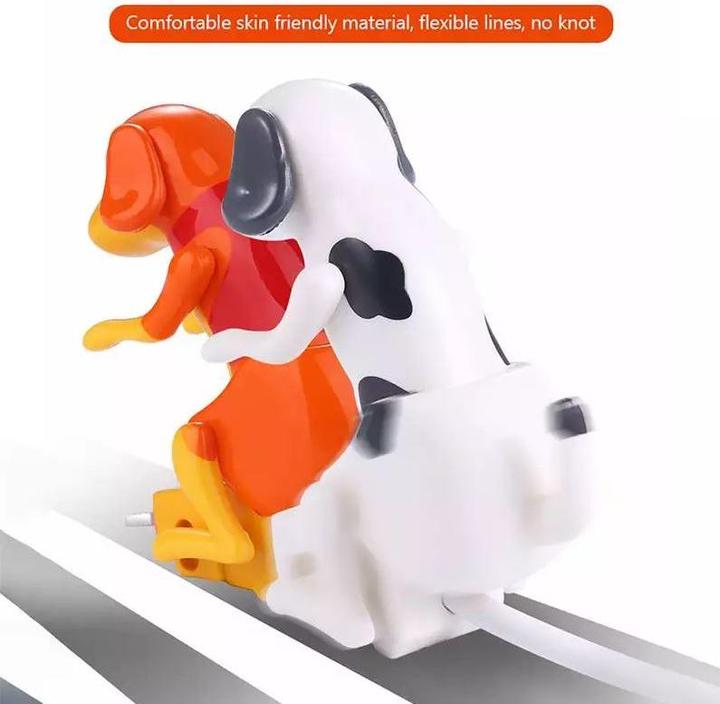 Produktbild PhoneLook Ladekabel (1 m) USB-C auf USB-A Rammelnder Hund (1 m)