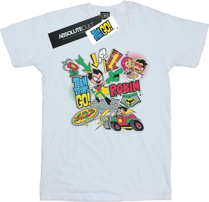 Produktbild Teen Titans Go Robin Montage TShirt Mädchen (140, 146)