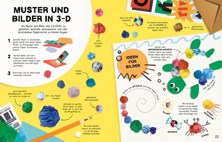 Immagine prodotto Daraus kann ich was basteln: Kreative Ideen mit Papier und Kleber (Tedesco, LIZZIE, Maclaine, James/Cope, 2024)