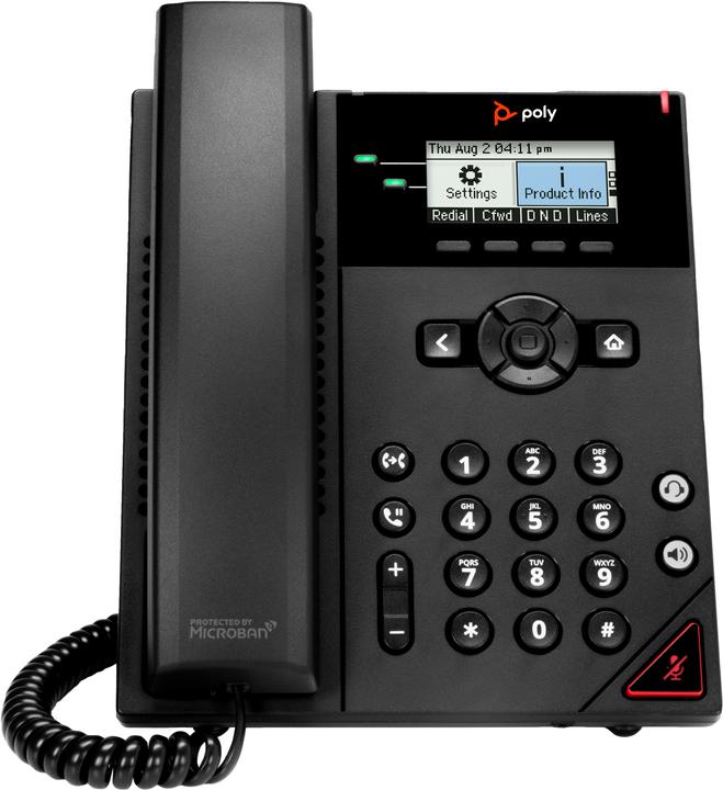 Actual product image HP Poly OBi VVX 150 2IPPH PoE-e