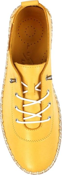 Actual product image Lunar Womens/Ladies Evie Leather Plimsolls (38)