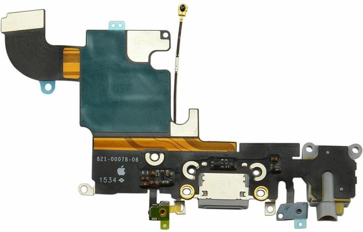 Actual product image CoreParts Dock Connector Dark Grey (iPhone 6s)